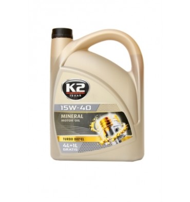 K2 TEXAR 15W-40 TURBO DIESEL 5 L