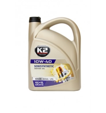 K2 TEXAR 10W-40 BENZIN DIESEL LPG 5 L