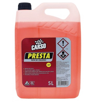 CARSO PRESTA -35C 5L CZERWONY