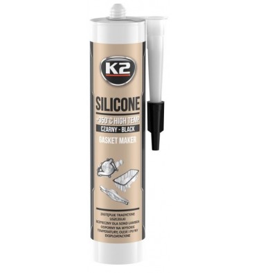 K2 CZARNY SILIKON +350°C 300 G