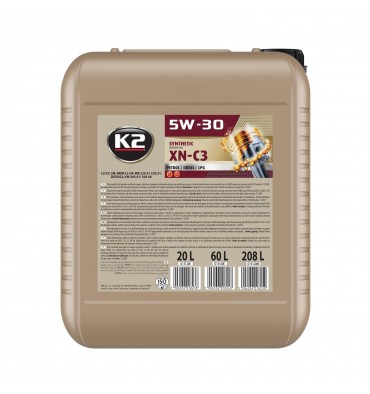 K2 TEXAR 5W-30 XN-C3 20L K2 TEXAR 5W-30 XN-C3 20L