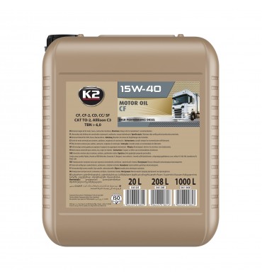 K2 15W-40 CF 20L K2 15W-40 CF 20L