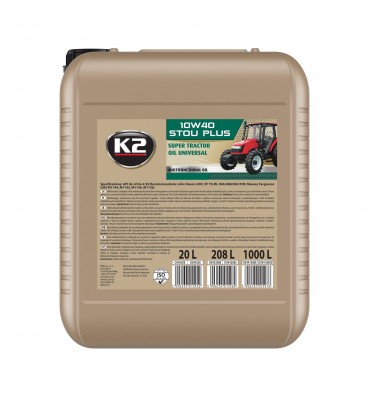 K2 10W-40 STOU PLUS 20L K2 10W-40 STOU PLUS 20L