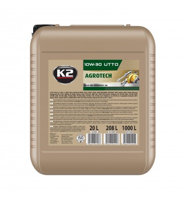 K2 AGROTECH 10W-30 UTTO 20L K2 AGROTECH 10W-30 UTTO 20L