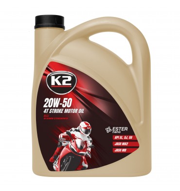 K2 20W-50 4T STROKE MOTOR OIL  4L